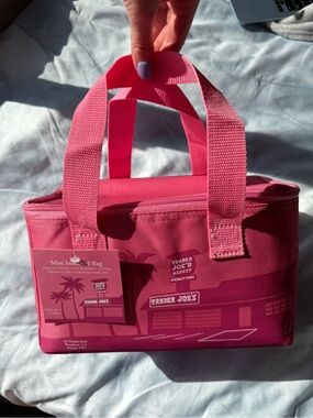 🩷NWT Trader Joe’s Mini Insulated Bag - Pink “First Trader Joe’s Pasadena” Design